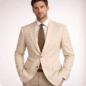 Bill Blass | Vintage Single Breasted Wool Blazer